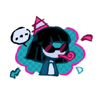 🎉 emoji Медузкины стикеры Telegram sticker 9 of 47