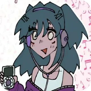 🎧 emoji Медузкины стикеры Telegram sticker 15 of 47