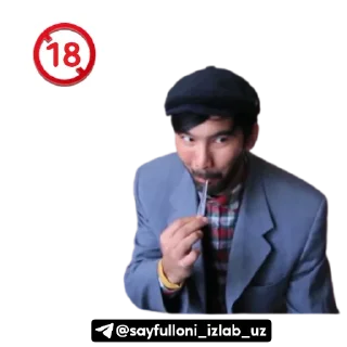 Sticker from @sayfulloni_izlab_uz | kanali uchun.