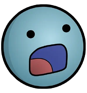 😦 emoji Больше стиков тут: @stikery4 Telegram sticker 16 of 120