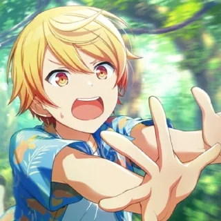 😦 emoji *ﾟ⁠+⚝ Tsukasa Tenma ✧*⁠.⁠✧ Telegram sticker 17 of 111