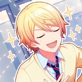 ✨ emoji *ﾟ⁠+⚝ Tsukasa Tenma ✧*⁠.⁠✧ Telegram sticker 23 of 111