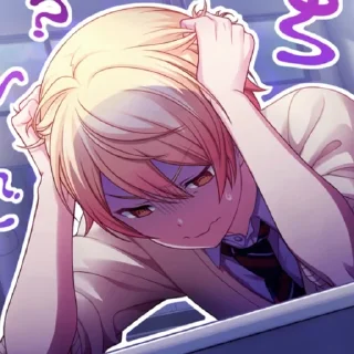 😵‍💫 emoji *ﾟ⁠+⚝ Tsukasa Tenma ✧*⁠.⁠✧ Telegram sticker 6 of 111