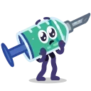 Sticker from Drugs