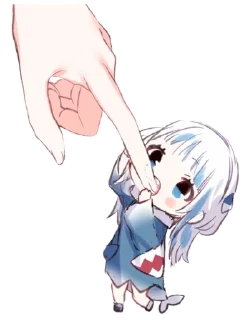 😺 emoji Gawr gura Telegram sticker 14 of 35