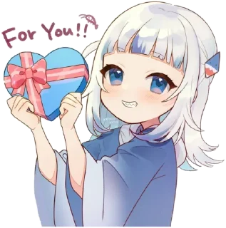 💝 emoji Gawr gura Telegram sticker 5 of 35
