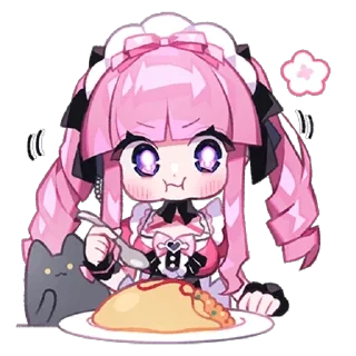 🥣 emoji ミ Moeru Mimin 2.0 :: @lilxowiie ˙ִֶ  ༢ Telegram sticker 24 of 32