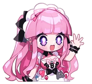 👋 emoji ミ Moeru Mimin 2.0 :: @lilxowiie ˙ִֶ  ༢ Telegram sticker 1 of 32