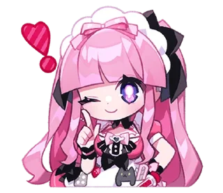 Sticker from Menhera Moeru Mimin ♡ @ririmoji
 by Moeru Mimin (line)