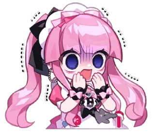 🙀 emoji ミ Moeru Mimin 2.0 :: @lilxowiie ˙ִֶ  ༢ Telegram sticker 20 of 32