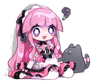 🥴 emoji ミ Moeru Mimin 2.0 :: @lilxowiie ˙ִֶ  ༢ Telegram sticker 16 of 32