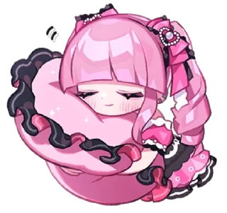 😴 emoji ミ Moeru Mimin 2.0 :: @lilxowiie ˙ִֶ  ༢ Telegram sticker 9 of 32
