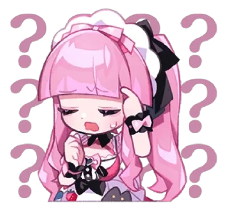 ❓ emoji ミ Moeru Mimin 2.0 :: @lilxowiie ˙ִֶ  ༢ Telegram sticker 7 of 32