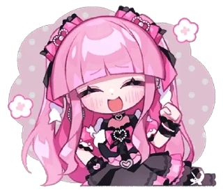 😘 emoji ミ Moeru Mimin 2.0 :: @lilxowiie ˙ִֶ  ༢ Telegram sticker 5 of 32