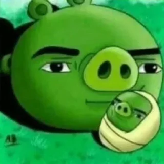 🐷 emoji БОЛЬШЕ ⇨ @CLOOBHUB МЕМНЫЕ СТИКЕРЫ БОЕЦ БАКИ BAKI Telegram sticker 12 of 39