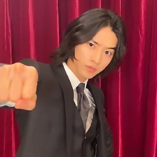 👆 emoji kento yamazaki :･ﾟ✧ @auustxw1n4rr Telegram sticker 2 of 15