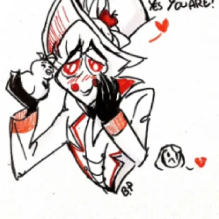 😍 emoji King of Hell Telegram sticker 14 of 60
