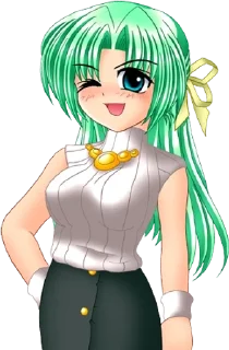 Sticker from Higurashii !!