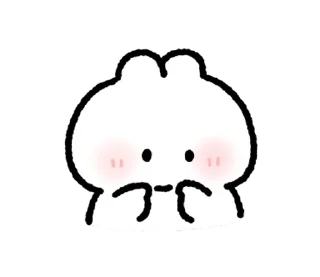 🐰 emoji ૮꒰ྀི  ៸៸  ꒱ кроля ᰔ @softsticks Telegram sticker 4 of 32