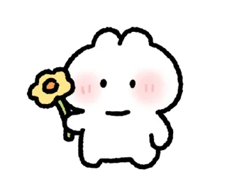 🐰 emoji ૮꒰ྀི  ៸៸  ꒱ кроля ᰔ @softsticks Telegram sticker 5 of 32