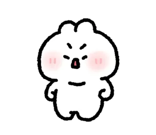 🐰 emoji ૮꒰ྀི  ៸៸  ꒱ кроля ᰔ @softsticks Telegram sticker 13 of 32