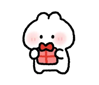 🐰 emoji ૮꒰ྀི  ៸៸  ꒱ кроля ᰔ @softsticks Telegram sticker 7 of 32
