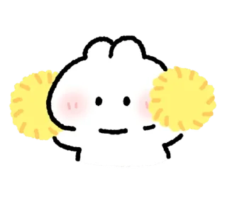 🐰 emoji ૮꒰ྀི  ៸៸  ꒱ кроля ᰔ @softsticks Telegram sticker 17 of 32