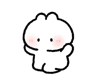🐰 emoji ૮꒰ྀི  ៸៸  ꒱ кроля ᰔ @softsticks Telegram sticker 15 of 32