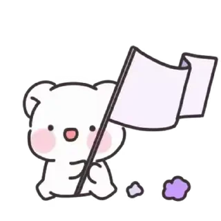 🤍 emoji мишка ᰔ @softsticks Telegram sticker 13 of 24