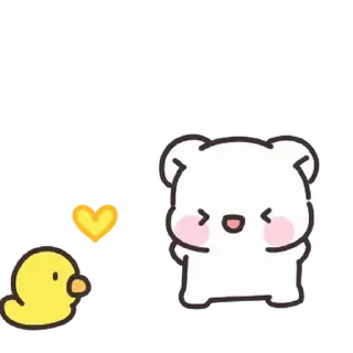 🤍 emoji мишка ᰔ @softsticks Telegram sticker 11 of 24