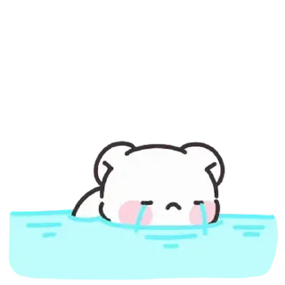 🤍 emoji мишка ᰔ @softsticks Telegram sticker 12 of 24