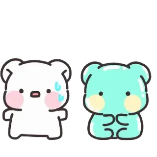 🤍 emoji мишка ᰔ @softsticks Telegram sticker 20 of 24