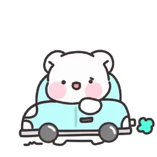 🤍 emoji мишка ᰔ @softsticks Telegram sticker 16 of 24