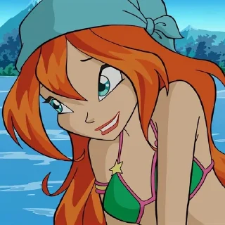 😅 emoji Winx 🧚🏻‍♀️ Telegram sticker 7 of 75