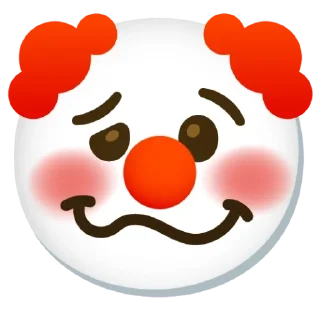 🥴 emoji Клоун Telegram sticker 7 of 35