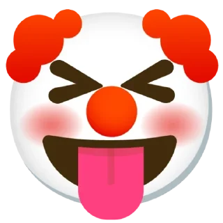 😝 emoji Клоун Telegram sticker 6 of 35