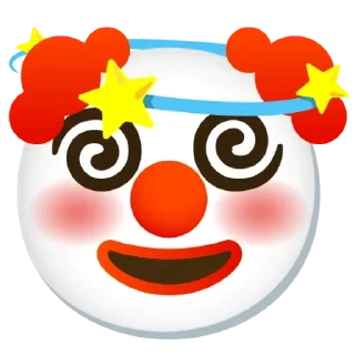 🫨 emoji Клоун Telegram sticker 22 of 35