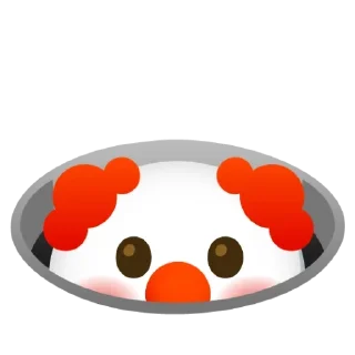 🕳 emoji Клоун Telegram sticker 23 of 35
