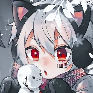 Sticker from mafumafu kun