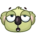 🤢 emoji Koala Emoji @xkysluv Telegram sticker 23 of 40