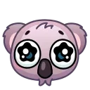 🥺 emoji Koala Emoji @xkysluv Telegram sticker 14 of 40