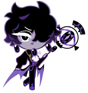 💜 emoji Black Sapphire Cookie • @run_cookie_run Telegram sticker 17 of 84
