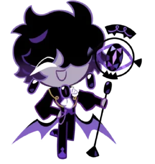 💜 emoji Black Sapphire Cookie • @run_cookie_run Telegram sticker 18 of 84