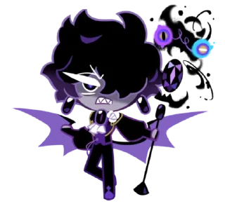 💜 emoji Black Sapphire Cookie • @run_cookie_run Telegram sticker 16 of 84