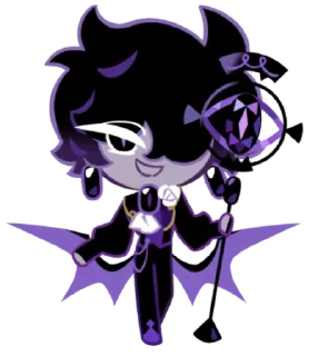 💜 emoji Black Sapphire Cookie • @run_cookie_run Telegram sticker 19 of 84