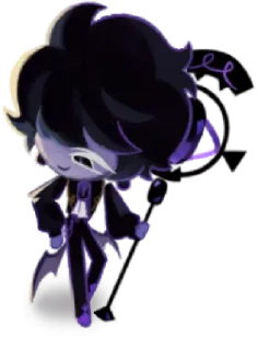 💜 emoji Black Sapphire Cookie • @run_cookie_run Telegram sticker 13 of 84