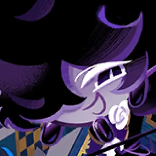 💜 emoji Black Sapphire Cookie • @run_cookie_run Telegram sticker 9 of 84