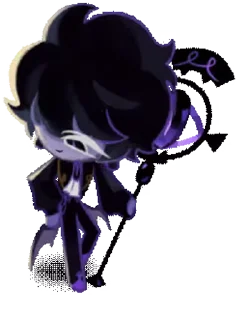 💜 emoji Black Sapphire Cookie • @run_cookie_run Telegram sticker 14 of 84