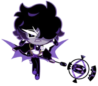 💜 emoji Black Sapphire Cookie • @run_cookie_run Telegram sticker 15 of 84