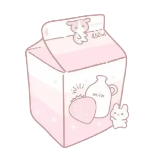 🥛 emoji @stikers_topp 🩷 <- канал со стиками @TgEmodziBot Telegram sticker 20 of 25
